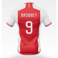 Maglie da calcio Ajax Brian Brobbey #9 Prima Maglia 2023-24 Manica Corta